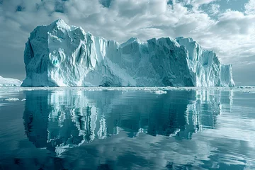 Foto op Plexiglas anti-reflex Vanishing arctic: iceberg and melting glaciers © João Macedo