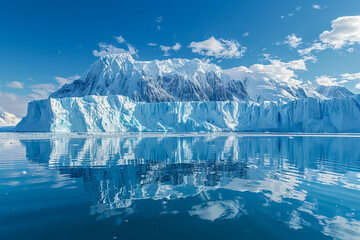 Vanishing icebergs: a testament to climate change