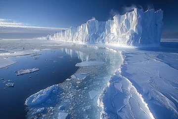 Fotobehang Vanishing ice: melting glaciers and climate change © João Macedo