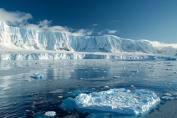 Foto op Plexiglas Thawing frontier: melting glaciers in arctic waters © João Macedo