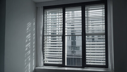 Fototapeta premium realistic white window 2