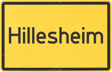 Ortsschild Hillesheim - obrazy, fototapety, plakaty