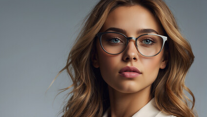 glasses in unique style 
