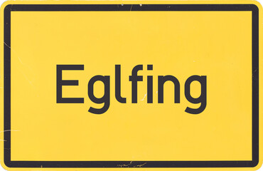 Ortsschild Eglfing