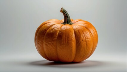 Orange Pumpkins on White Background