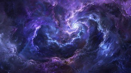 Spirals of lavender smoke swirling against a backdrop of indigo skies, painting the night with hues...