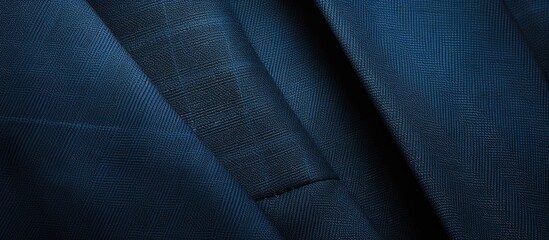 A suit jacket close-up with a tie