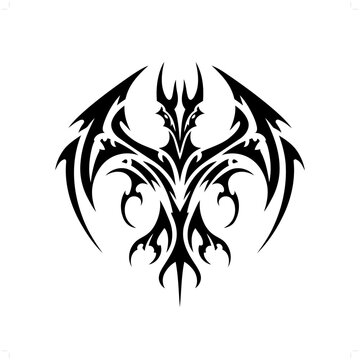 recommend clip art: Pteranodon in modern tribal tattoo, abstract line art of people, minimalist contour. Vector