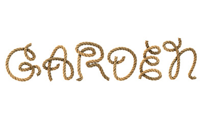 3D render of the text 