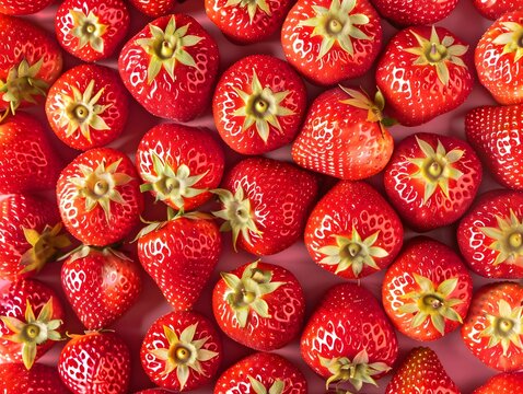 Straberry line background