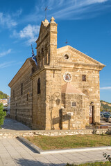 Church of St. Nicholas Mola at Dionysios Solomos Square in