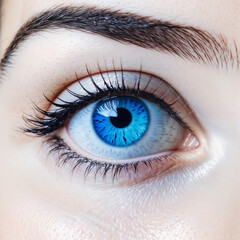 Blue Eye background image by AI generated