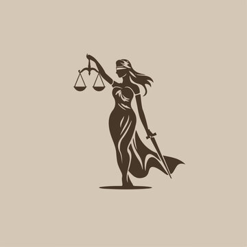 recommend clip art: Lady justice in cartoon, doodle style. Image for t-shirt, web, mobile apps and ui. Isolated 2d vector illustration in logo, icon, sketch style, Eps 10. AI Generative