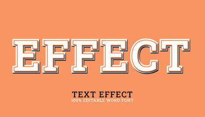 Editable text style - white text style theme.