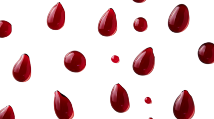 Drops of blood