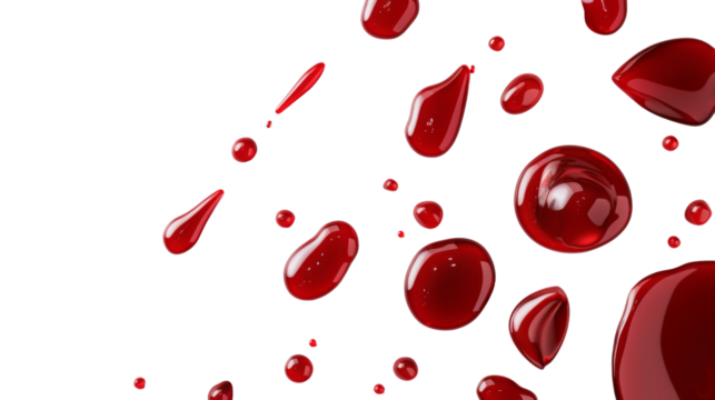 Drops of blood