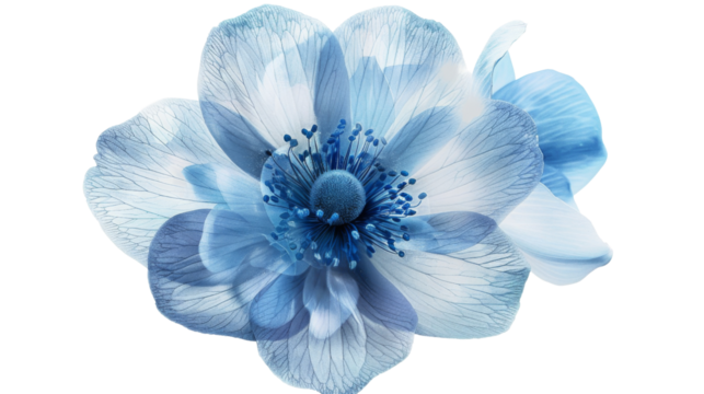 Blue flower