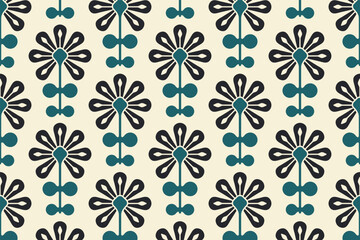 Fabric Prints' Beauty. Seamless Patterns with Mosaic Ornaments