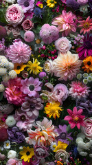 Obraz na płótnie Canvas Nature in Full Bloom: A Spectacular Display of a Cornucopia of Flowers