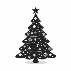 christmas tree vector