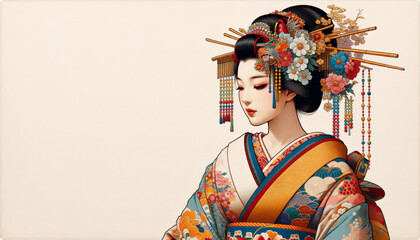 日本画（Japanese painting）／美人画