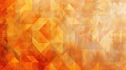 Orange geometric pattern background design | Abstract modern art decorative