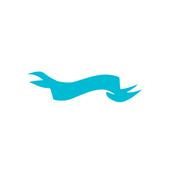 blue ribbon banner icon