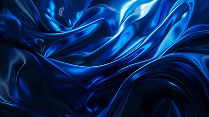 Abstract futuristic background in concept of cobalt - obrazy, fototapety, plakaty