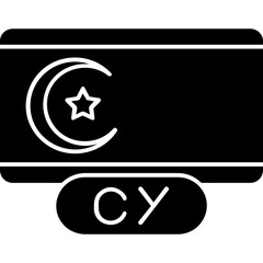 Cyprus Icon - obrazy, fototapety, plakaty