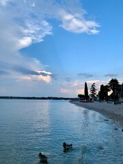 fishing boat at sunset