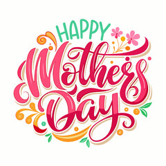Fototapeta premium Mothers Day Vector Illustration,Mom Life T Shirt,Mother Home Decor Hand Drawn Phrase,Happy Mothers Day Typography T Shirt Quotes Vector Bundle,Cut File Cricut,Silhouette,calligraphy,png 