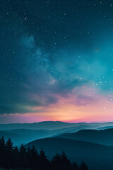 Fototapeta premium clean night sky which contains stars sligthly