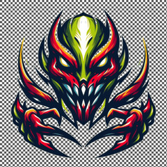 Sinister Devil Editable Vector Villain for T-Shirt