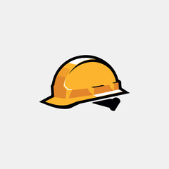 Construction Helmet in cartoon, doodle style. Image for t-shirt, web, mobile apps and ui. Isolated 2d vector illustration in logo, icon, sketch style, Eps 10. AI Generative