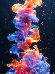 abstract watercolor paint splash stain texture. Wall Art Design for Home Decor, 4K Wallpaper and Background for Mobile Cell Phone, Smartphone, Cellphone, desktop, laptop, Computer, Tablet