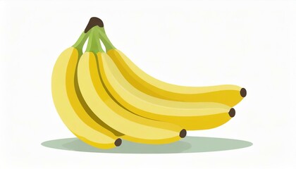 バナナ　イラスト　白背景