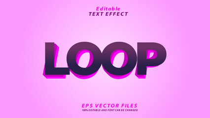 Text Effect Editable Vector EPS