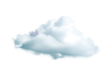 Fototapeta premium One cloud with transparent background
