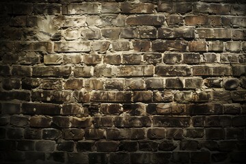 Grungy and weathered old brick wall background.