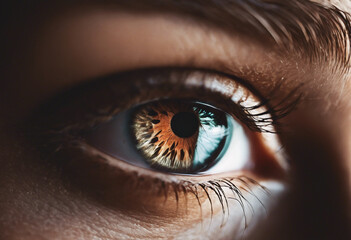 Enigmatic Depths Exploring the Warmth of Mahogany Eyes