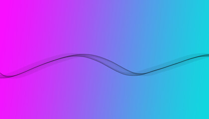 Gradient Abstract Background With Lines