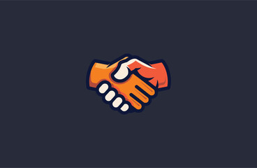Cute Hand Mascot logo Design