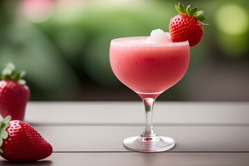 strawberry daiquiri cocktail