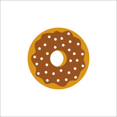 Creative Design Work. Ring Donuts in Unique Clip Art