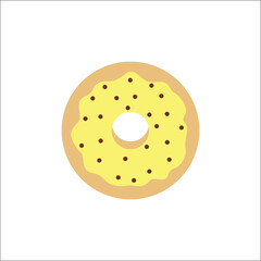 Creative Design Work. Ring Donuts in Unique Clip Art