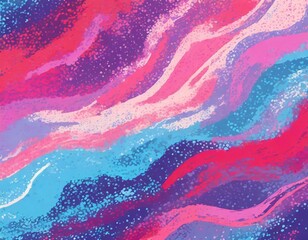 Abstract vibrant color flow abstract grainy background pink blue purple red noise texture summer banner header poster design
