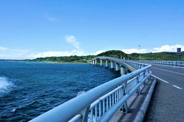 Rolgordijnen 角島大橋 © aduchinootonosama