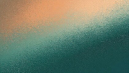 Teal green orange beige grainy gradient background noise texture grunge retro poster banner header backdrop design