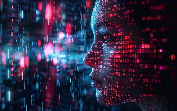 Confronting the alarming outcomes of total digitalization, where one's fundamental nature is diminished to mere strings of algorithms