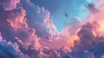 Dreamlike Cloudscape: A Visual Escape to Serenity